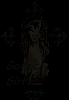 Gif animé gothique girl